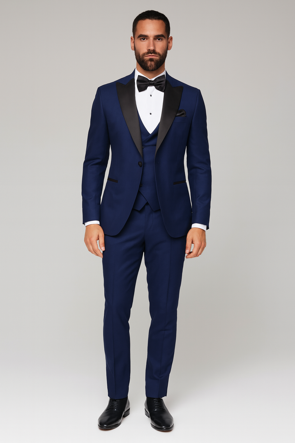 ROYAL BLUE SLIM FIT TUXEDO SUIT