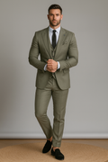 GREEN SLIM FIT PROM SUIT