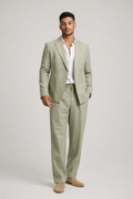 GREEN REGULAR FIT FORMAL SUIT