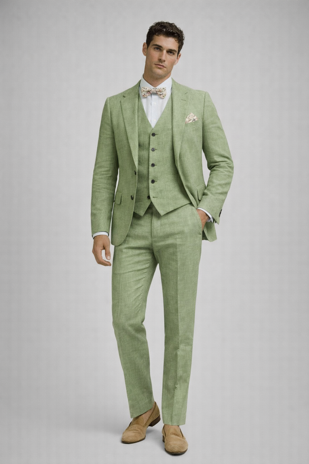 SAGE GREEN WEDDING GROOM SUIT