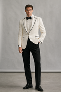 IVORY TUXEDO WEDDING SUIT