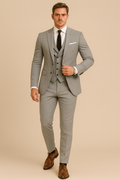 GREY SLIM FIT BUSINESS SUIT