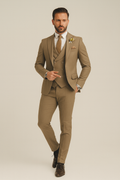 BROWN  DOUBLE BREASTED FORMAL SUIT