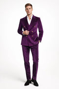 PURPLE FORMAL EVENING WEAR SUIT